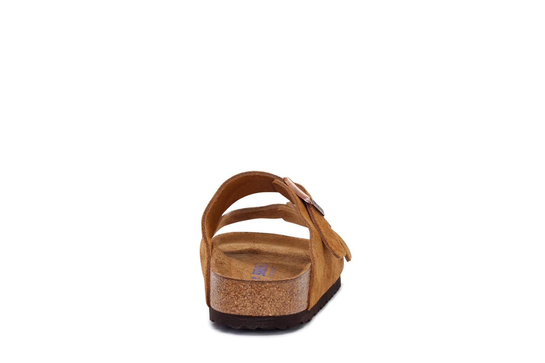 Birkenstock Arizona Suede with Soft Footbed, Adult Unisex, US Women 10, Men 8-8.5