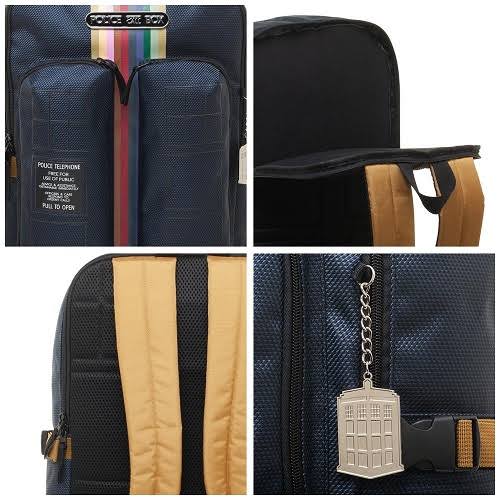 Doctor Who Tardis Double Pocket Backpack