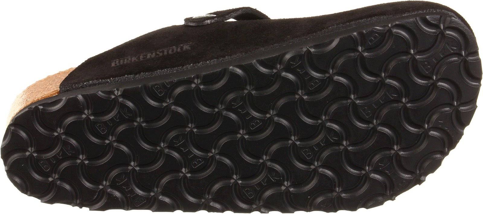 Birkenstock Boston Soft Footbed Clog - 43 - Black Suede
