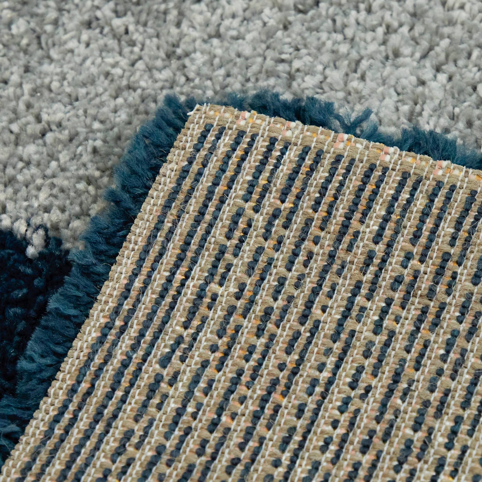 Amelia Rainbow Print Shag Boy Girl Kids Area Rug 89 x 12