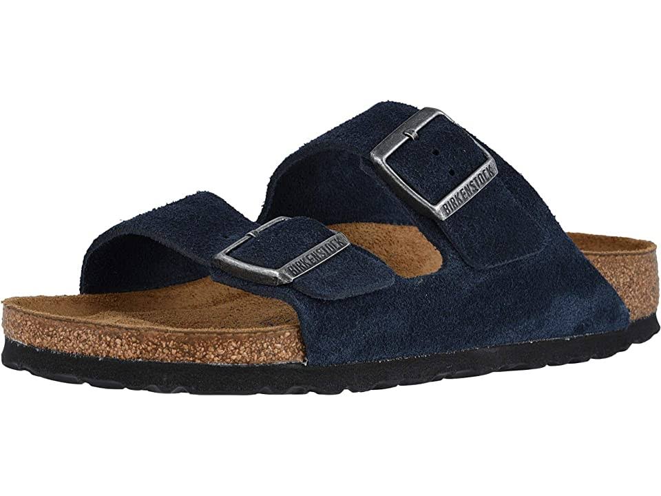 Birkenstock Arizona Soft Footbed Suede Sandal Night 45 Black