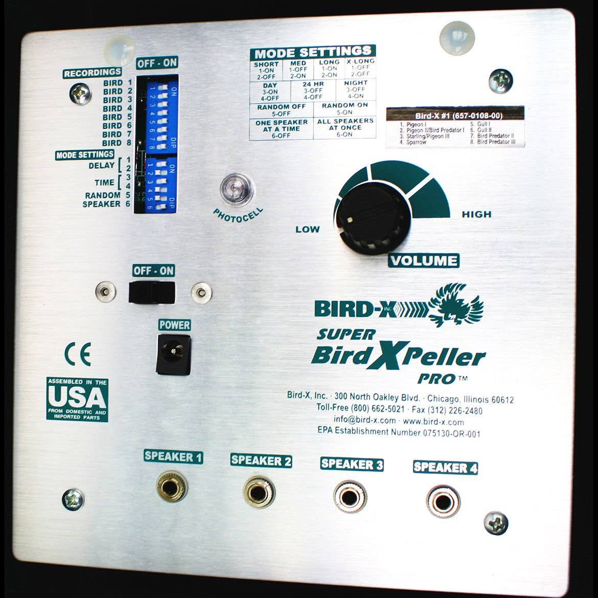 Bird-X SBXP-PRO 2 Sonic Bird Repeller