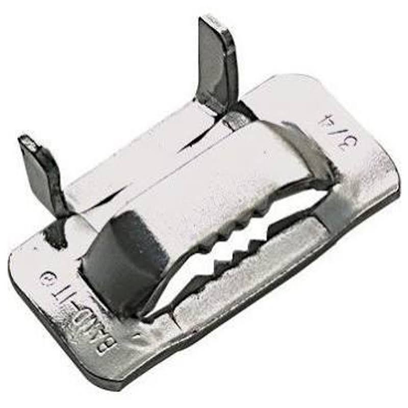 Band-It 080-C25599 Band-It Ear-Lokt Buckle|5-8 inch SS Buckle for