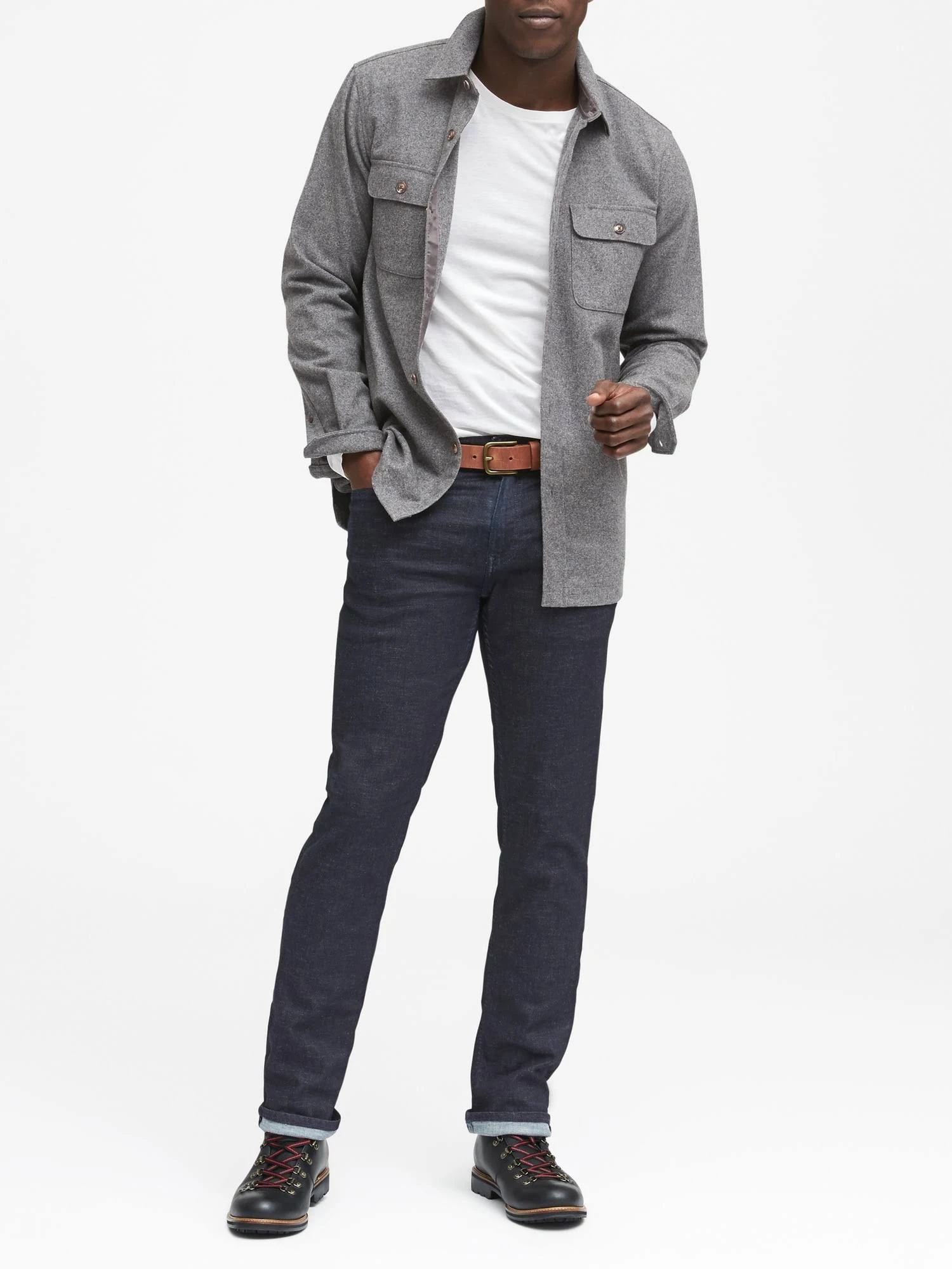 Banana Republic Men's Soft Wash Crew-Neck T-Shirt White Tall Size XL