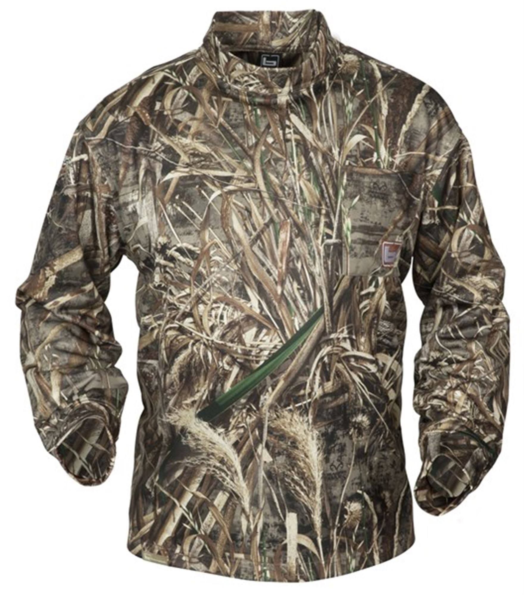Banded Tech Stalker Mock Shirt, Size: Medium, Realtree Max 5