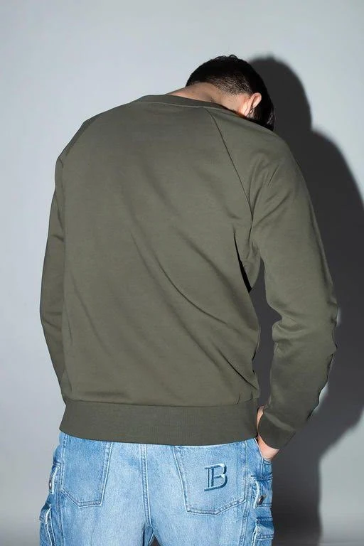 Balmain Sweatshirt with Logo - Green - Sweatshirts