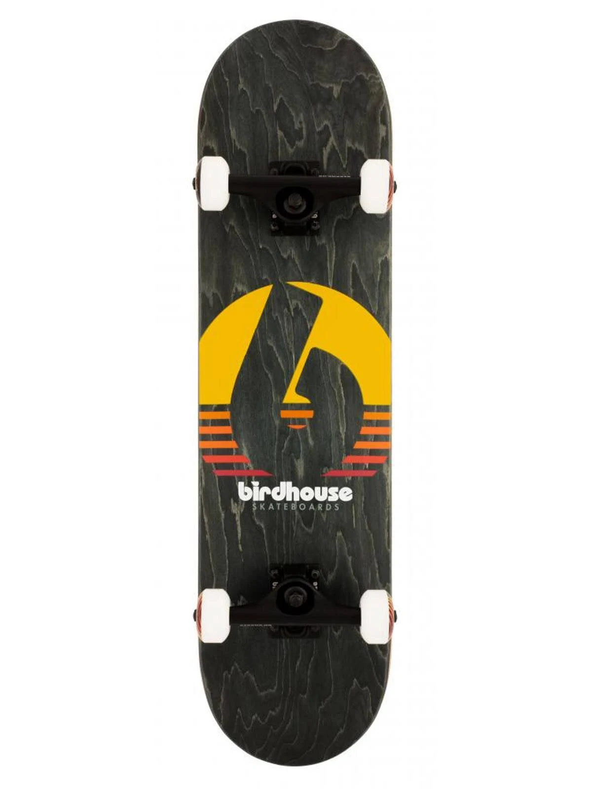 Birdhouse Stage 3 Sunset 8x22 Complete Skateboard - Black