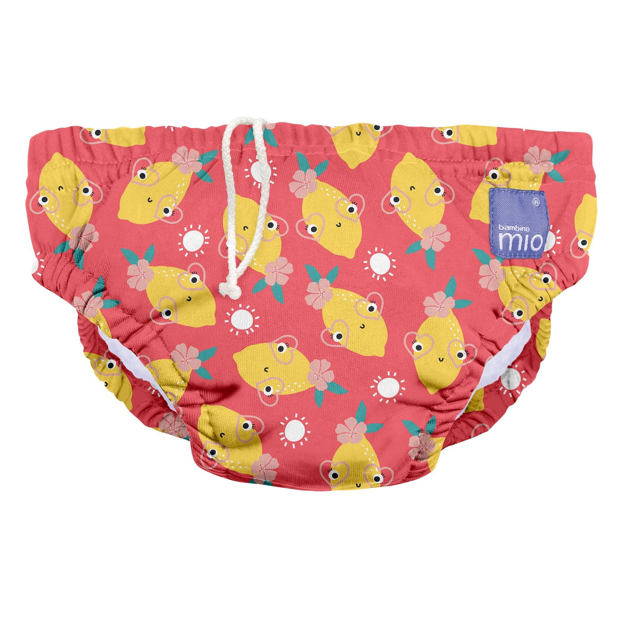 Bambino Mio Swim Diaper, Lemon Twist / Large (1 - 2 Years)