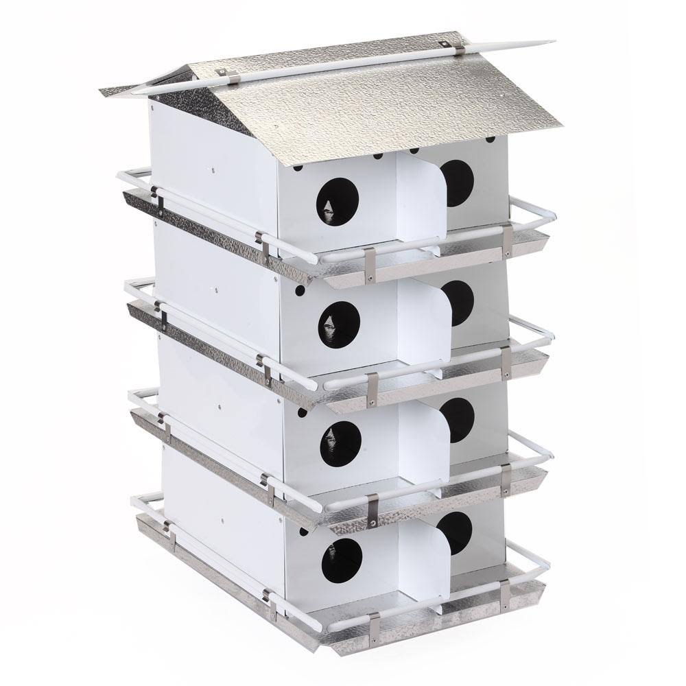 Birds Choice Coates Original 20 in x 19 in x 14 in Purple Martin House