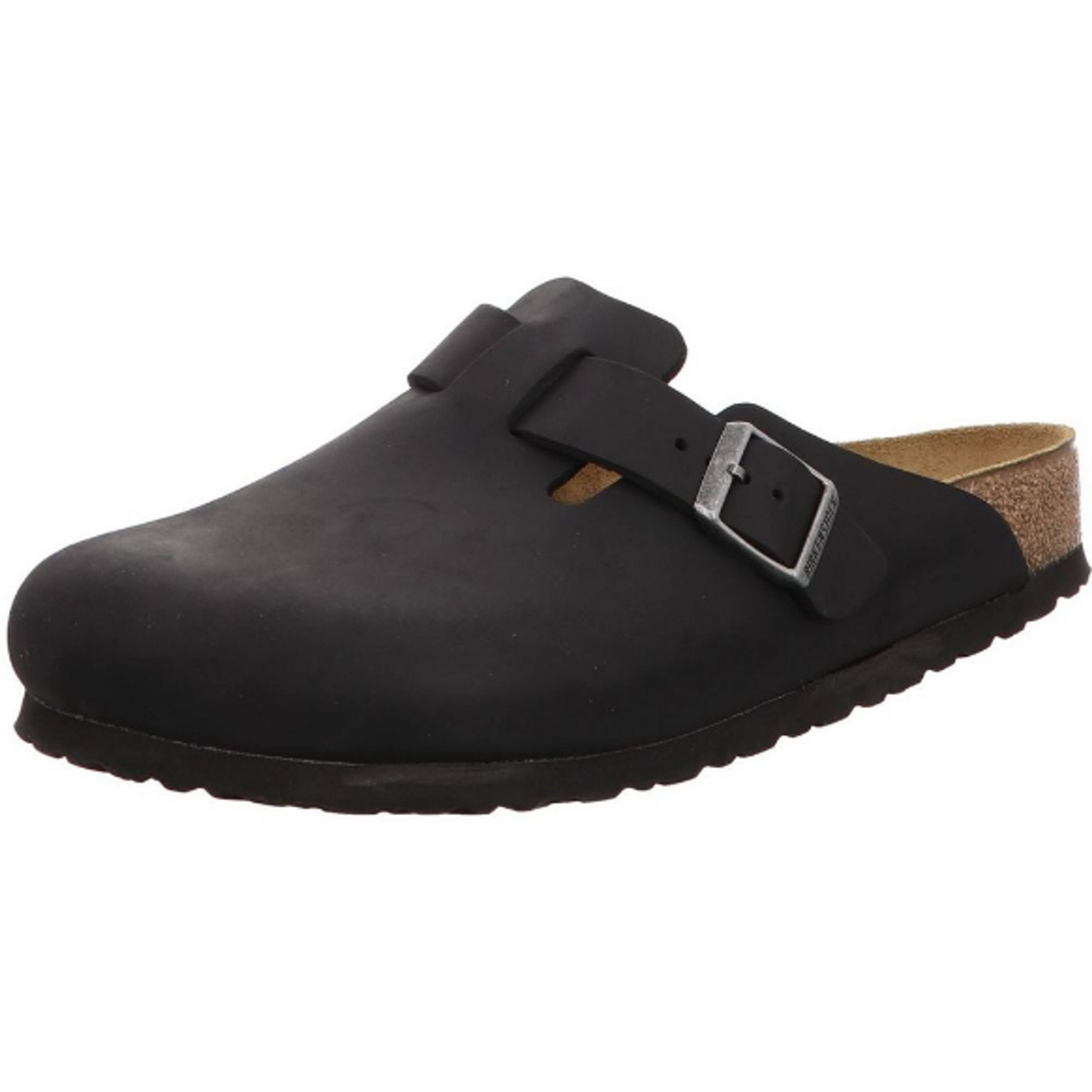 Birkenstock Boston Black Oiled Leather