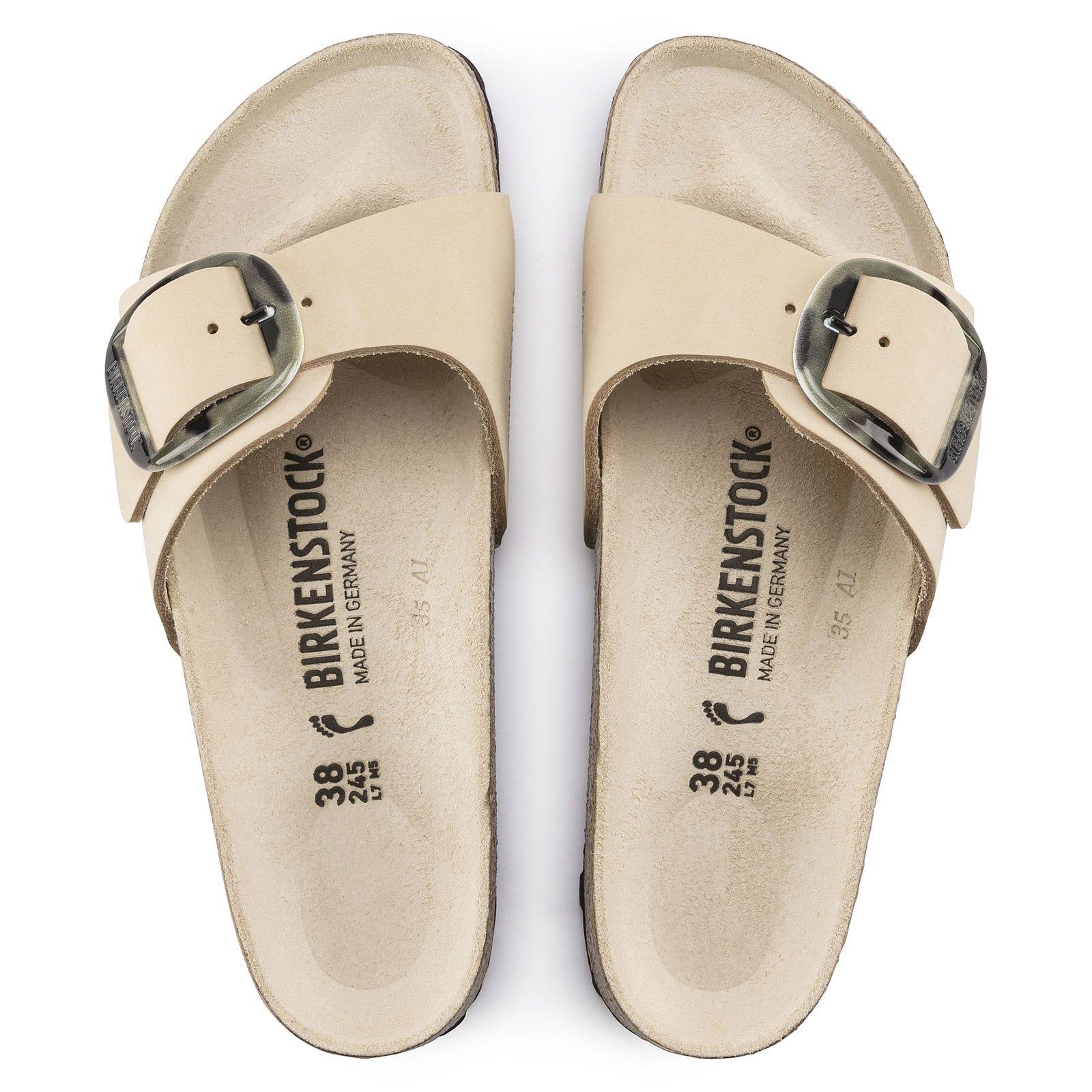 Birkenstock Madrid Big Buckle Almond Nubuck / 38 / Narrow