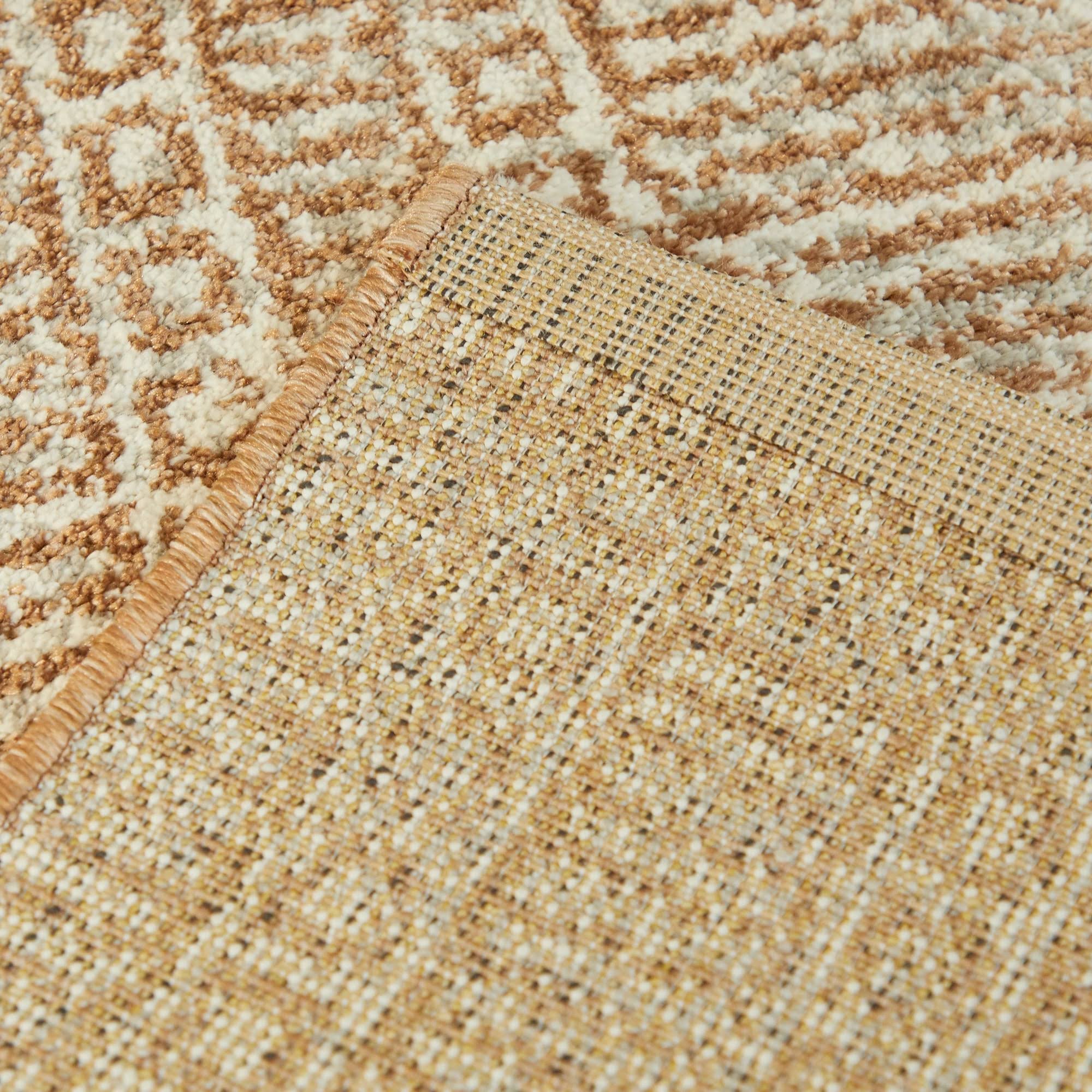 Karsyn Modern Geometric Area Rug - Grey - 5&3x22 x 7&