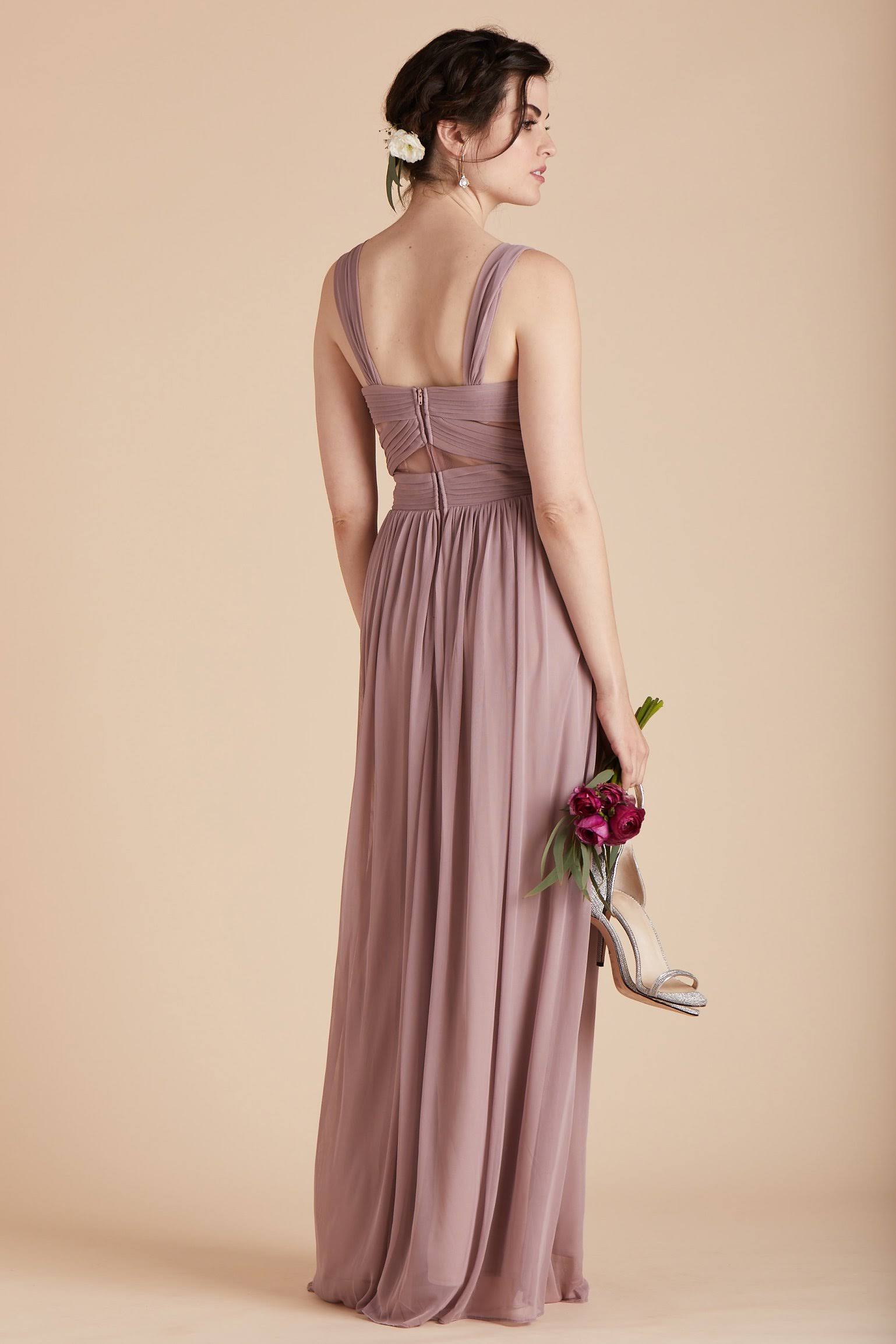 Birdy Grey Elsye Bridesmaid Dress in Mauve S / Mauve