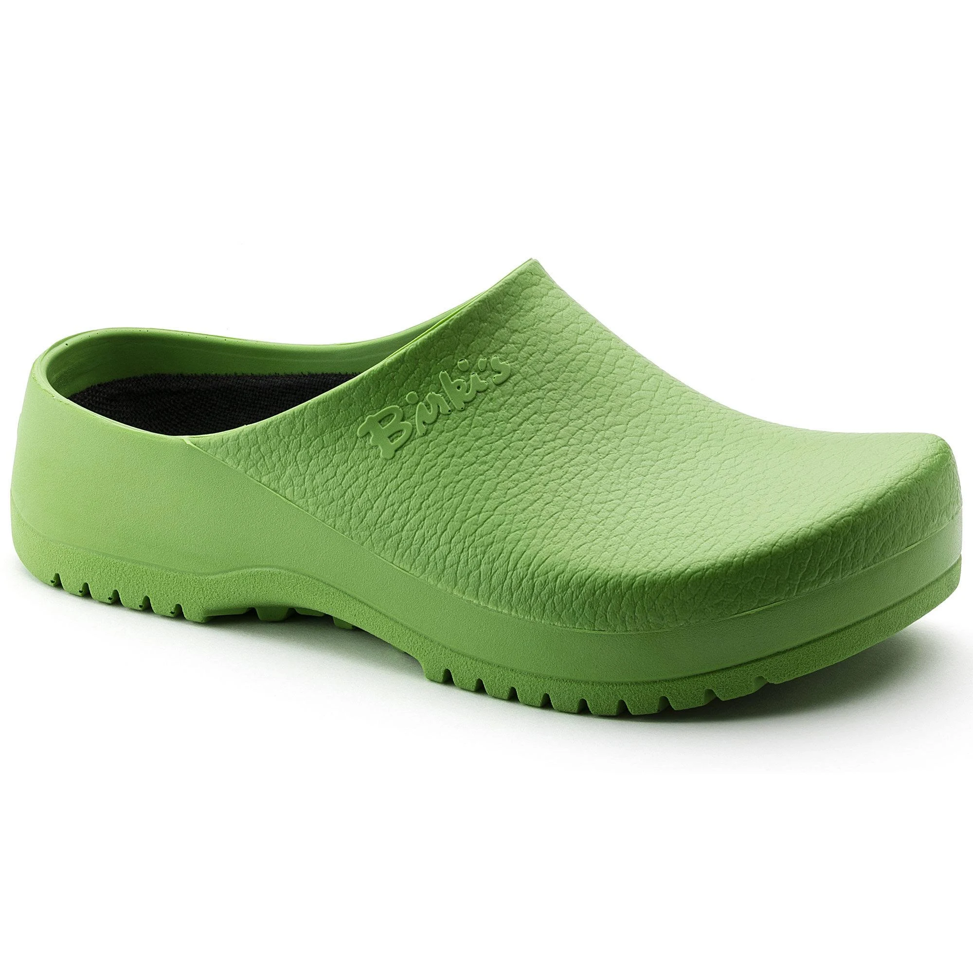 Birkenstock Super-Birki Polyurethane Apple Green Clogs for Medical Professionals - Designed & Certified to Maintain Safety S