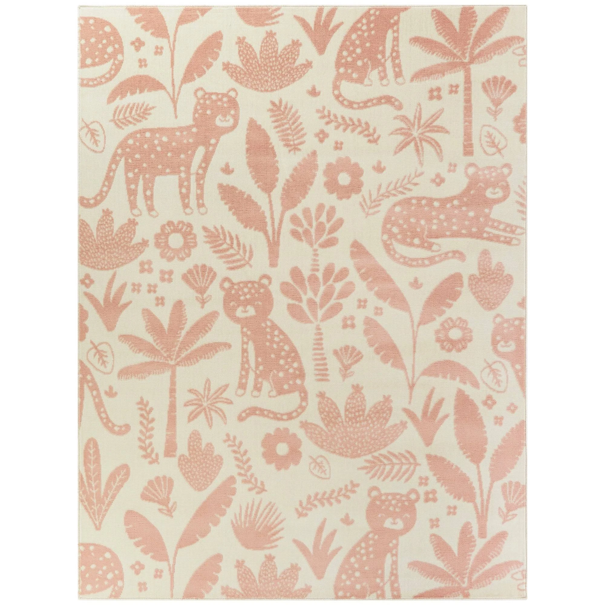 Balta Serengeti Gold 4 ft. x 6 ft. Kids Area Rug