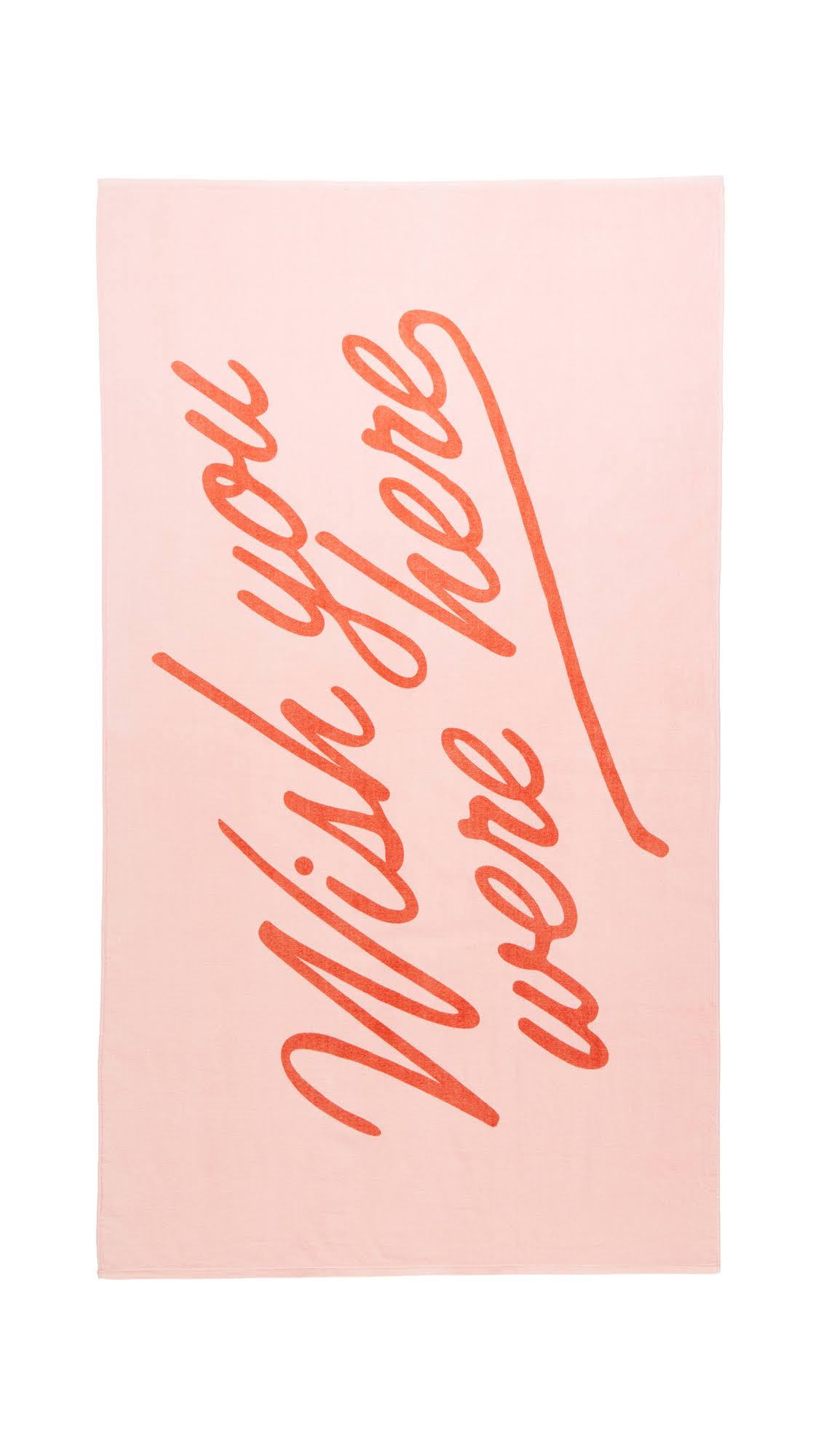 Ban.Do Beach, Please! Giant Towel (Wish You Were Here)