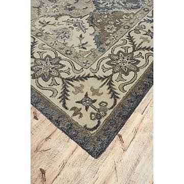 Charlton Home Corsham Hand-Tufted Wool Brown/Beige Area Rug, Size: Runner 2&6 inch x 10&