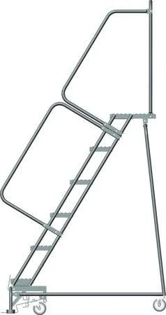 Ballymore 063214Psu Safety Rolling Ladder,steel,60 in.H