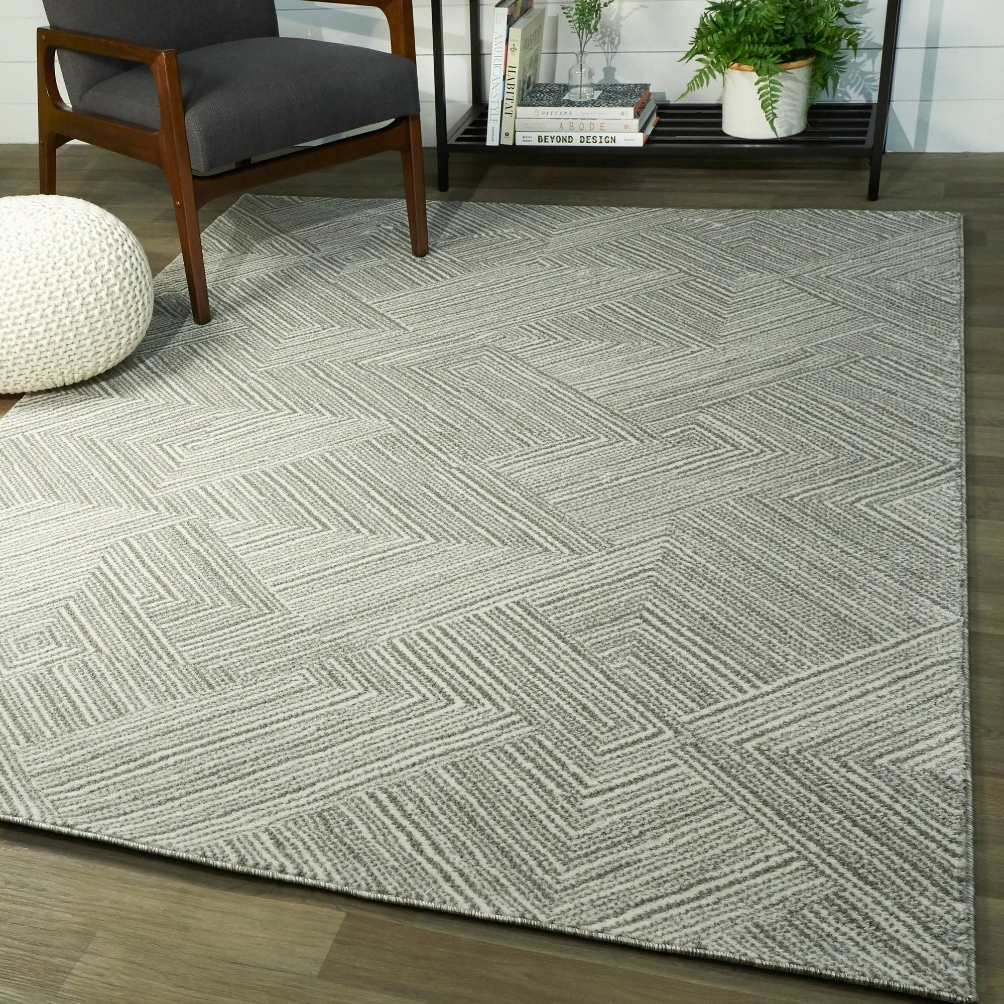 BALTA Clement Olive 8 ft. x 10 ft. Contemporary Area Rug, Green