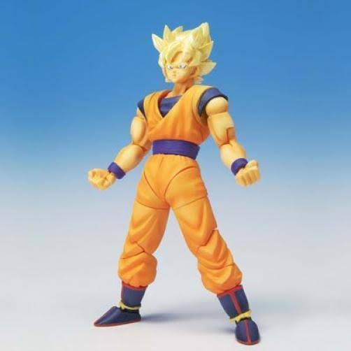 Dragonball Z Bandai Hybrid Action Mega Articulated 4 inch Action Figure Super Saiyan Goku