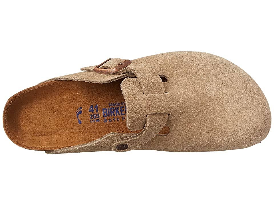 Birkenstock Boston Soft Footbed Clog - 35 - Taupe Suede