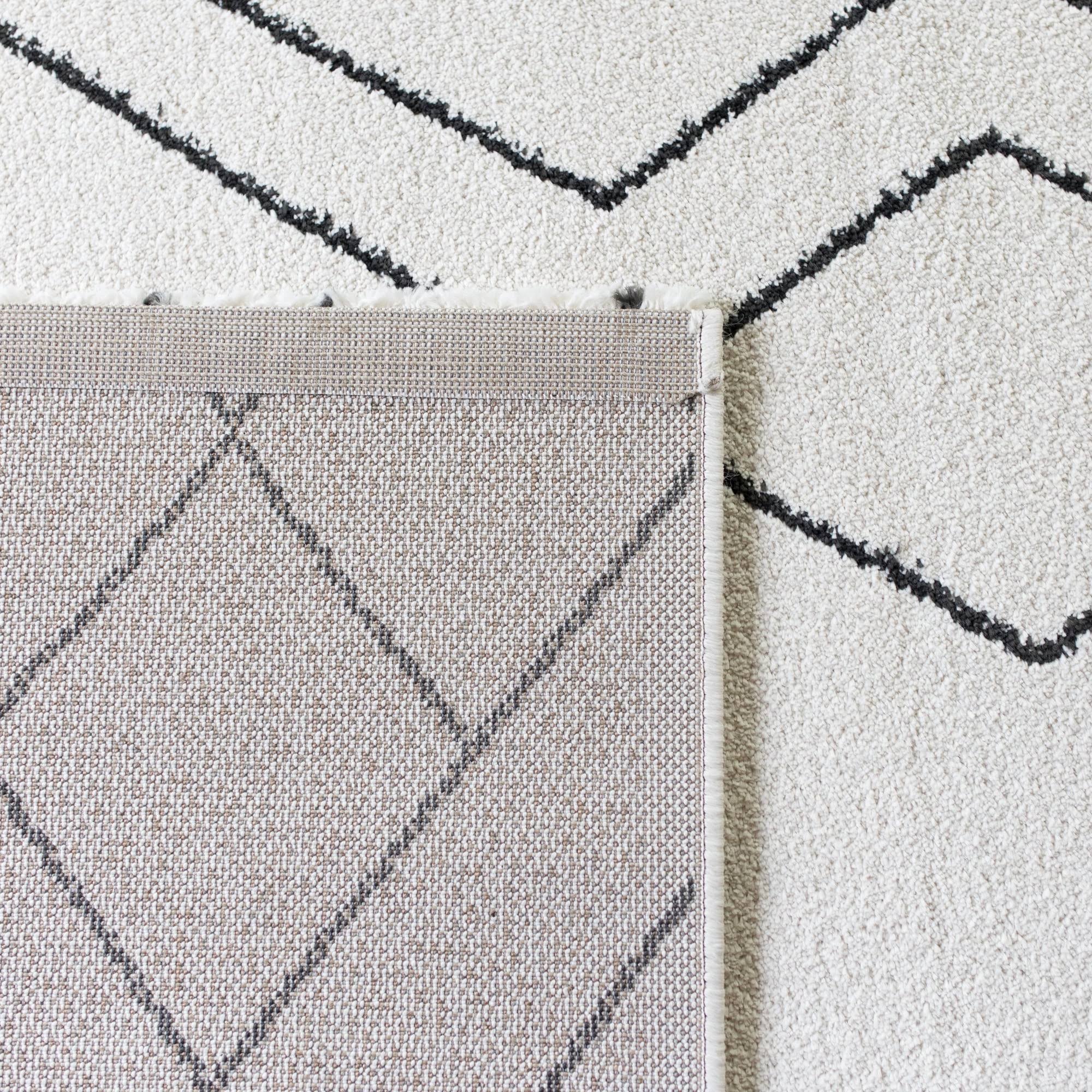 Elle Geometric Cream Area Rug BALTA Rugs Rug Size: Rectangle 8&9x22 x 12&