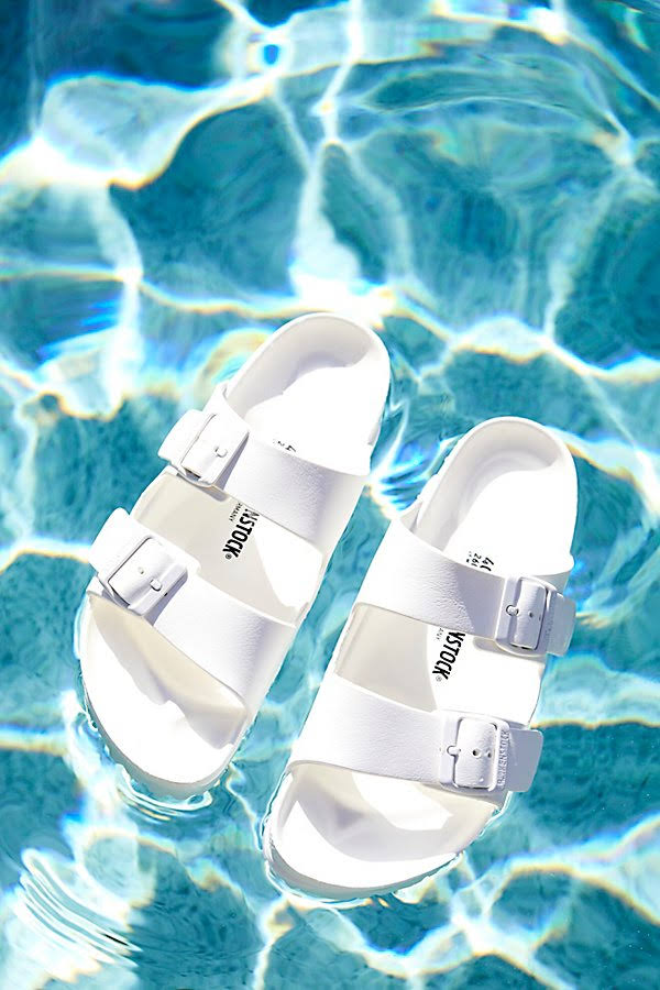 Eva Arizona Birkenstock Sandals by Birkenstock at Free People, White, EU 41