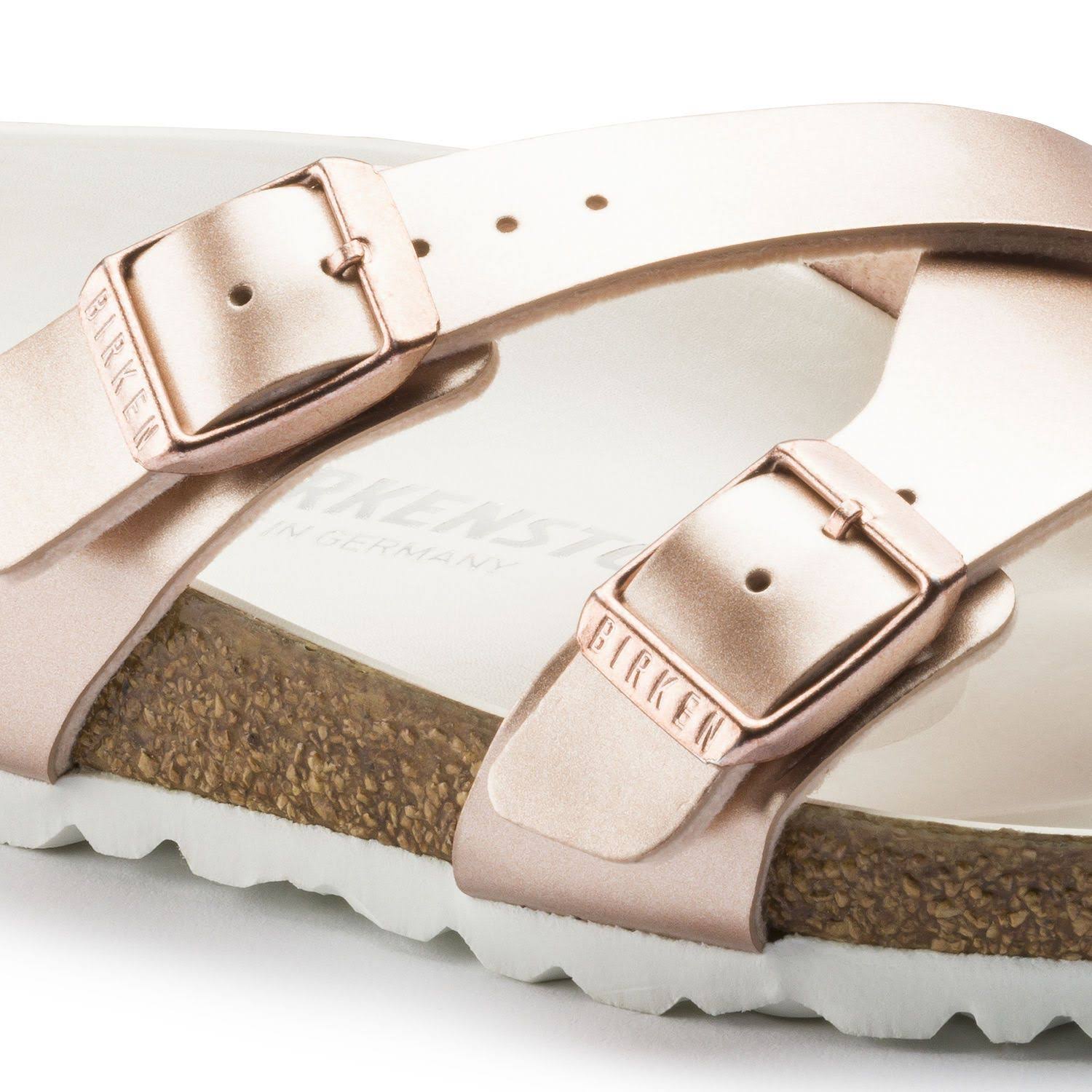 Birkenstock Yao Hex Sandals Metallic Copper 36