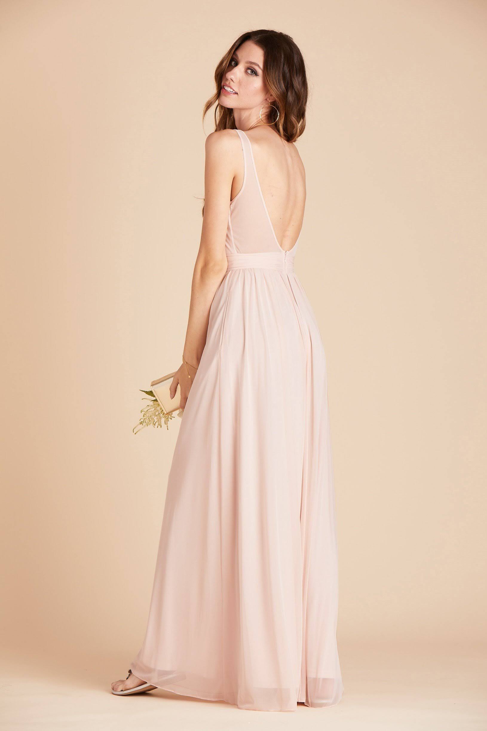 Birdy Grey Jan Bridesmaid Dress in Pale Blush XXL / Pale Blush