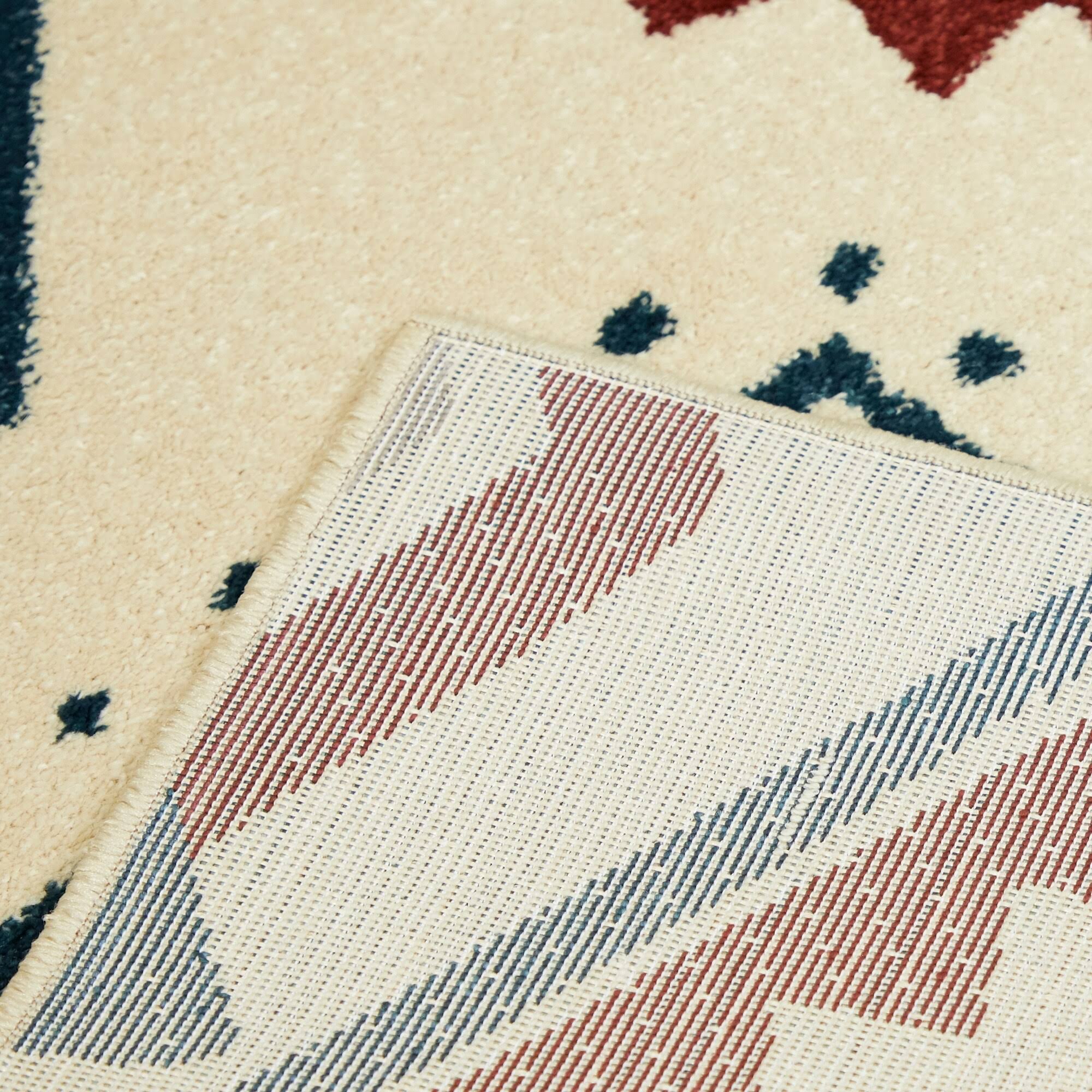 BALTA Firuza Blue 5 ft. x 7 ft. Southwestern Tribal Area Rug