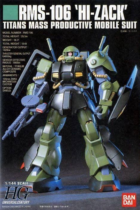Gundam - 1/144 HGUC RMS-106 Hi-Zack