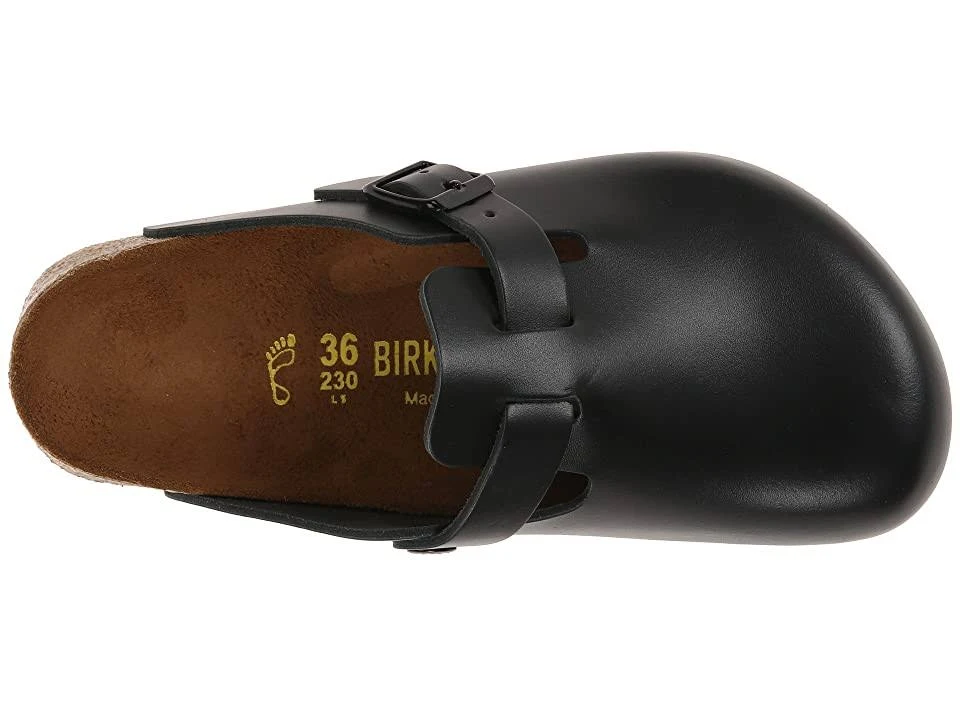 Birkenstock Boston Super Grip Shoes Black Leather : 40 Regular