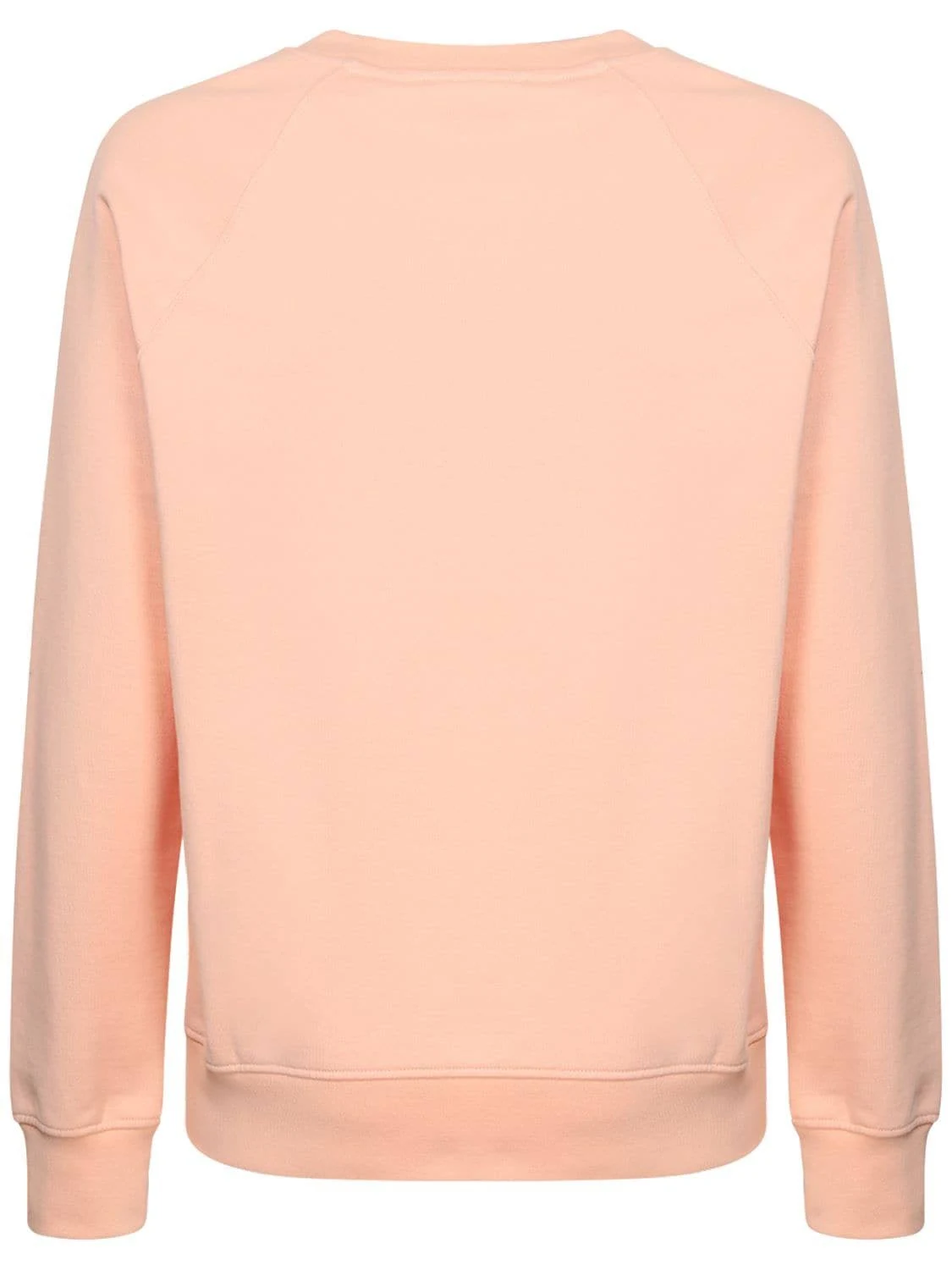 Balmain | Men Logo Print Cotton Jersey Sweatshirt Orange M