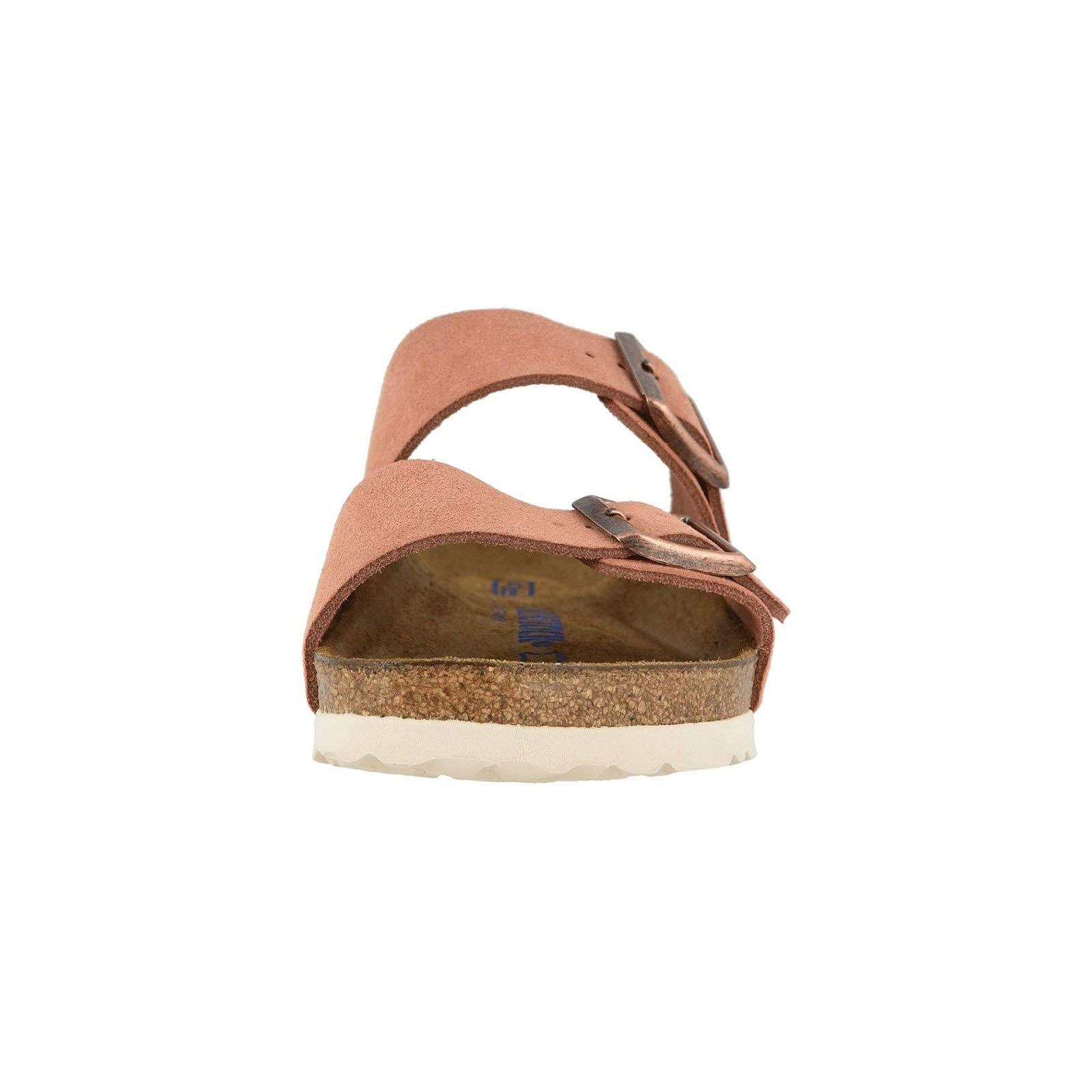 Birkenstock Women's Arizona Soft Footbed Sandals, Earth Red