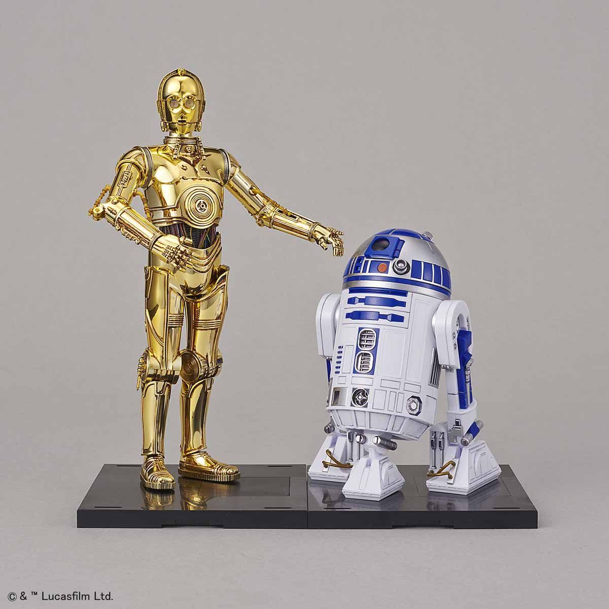 Bandai Star Wars C-3PO & R2-D2 1/12 Plastic Model Kit
