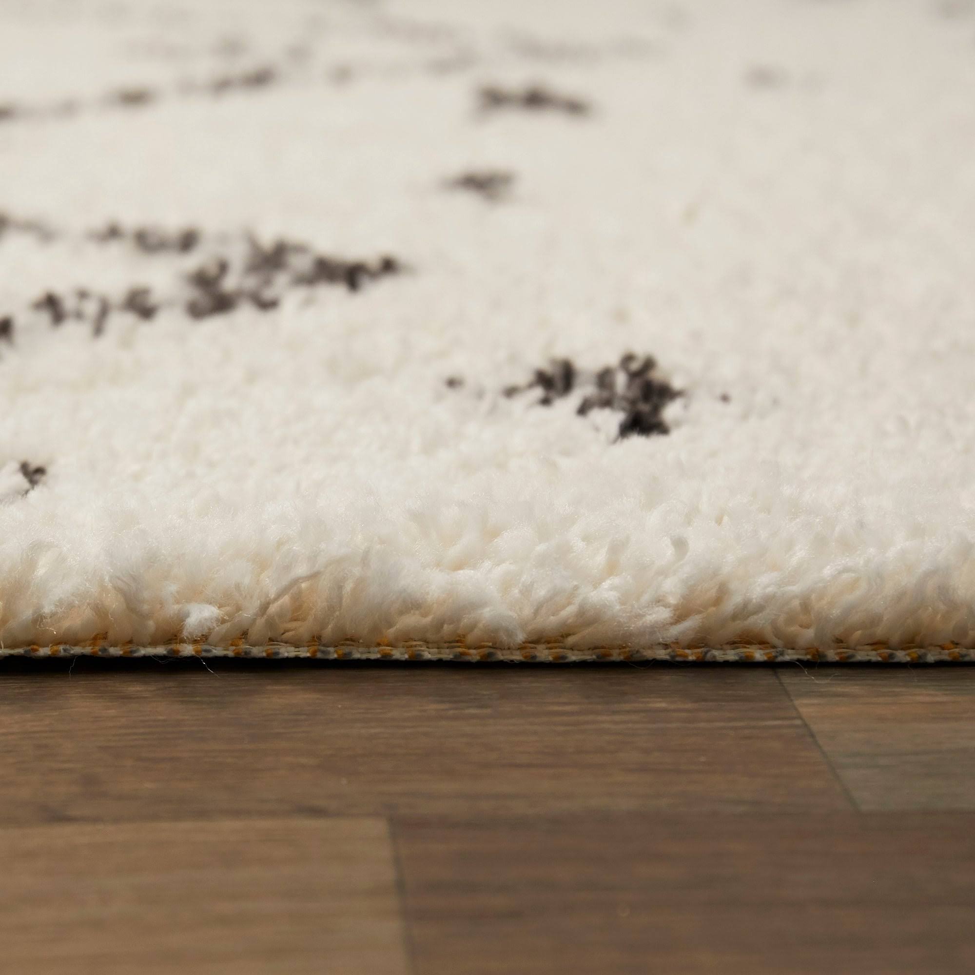BALTA Duran Grey 5 ft. x 7 ft. Moroccan Shag Area Rug