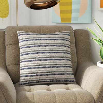 Allentown Throw Pillow Cover & Insert Color: Blue