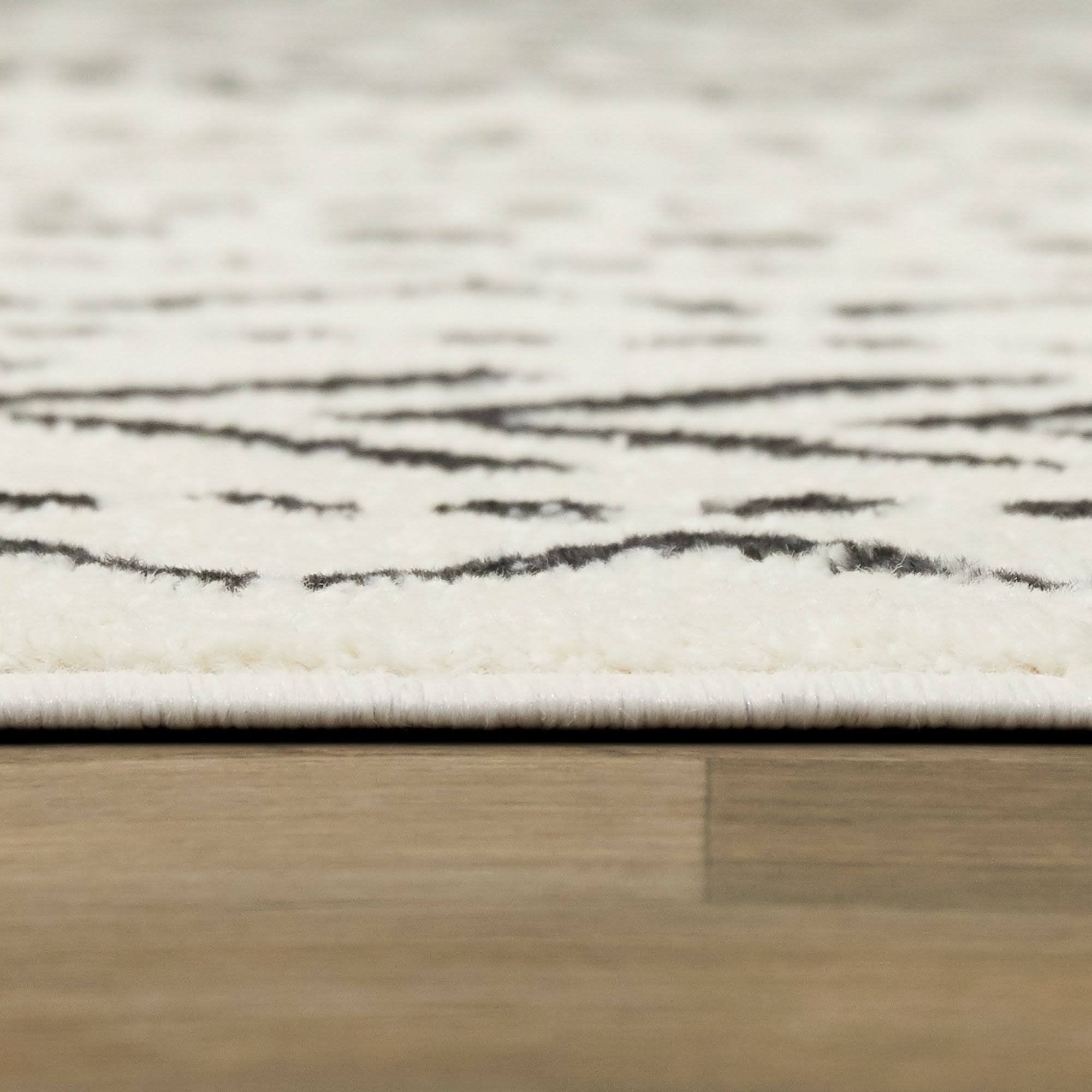 Balta Adebayo Cream 8 ft. x 10 ft. Moroccan Area Rug, Ivory