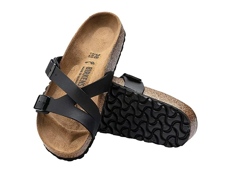 Women's Birkenstock Yao Birko-Flor Slide, Size: 42, Black