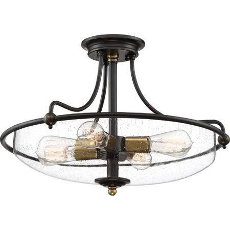 Brayden Studio Helsley 4-Light Semi Flush Mount