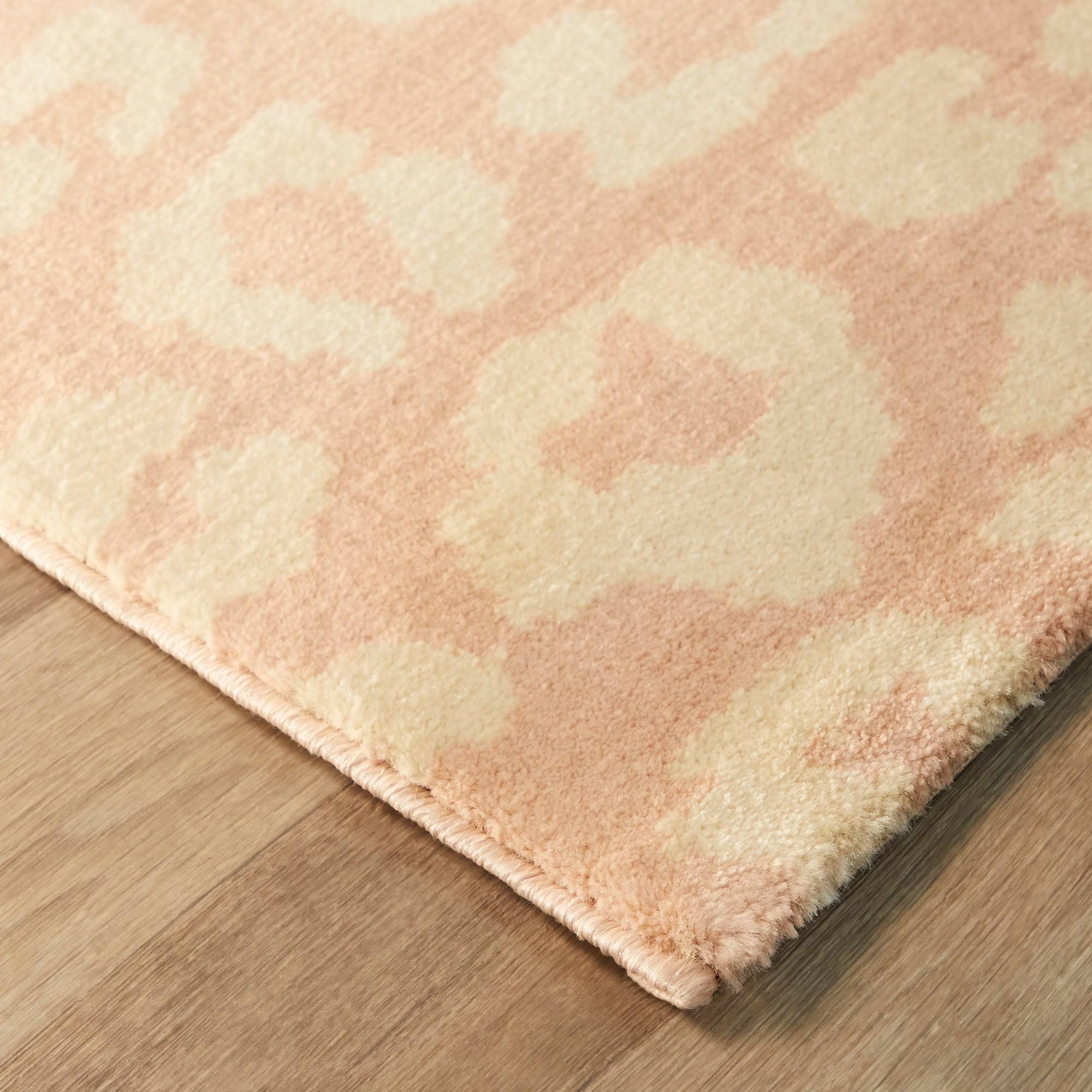Josephina Leopard Print Area Rug - 2&7x22 x 7& Runner - Pink