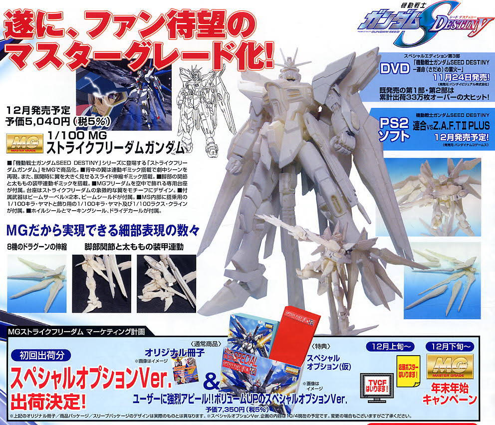 mg 1/100 Strike Freedom Gundam (Full Burst Mode)