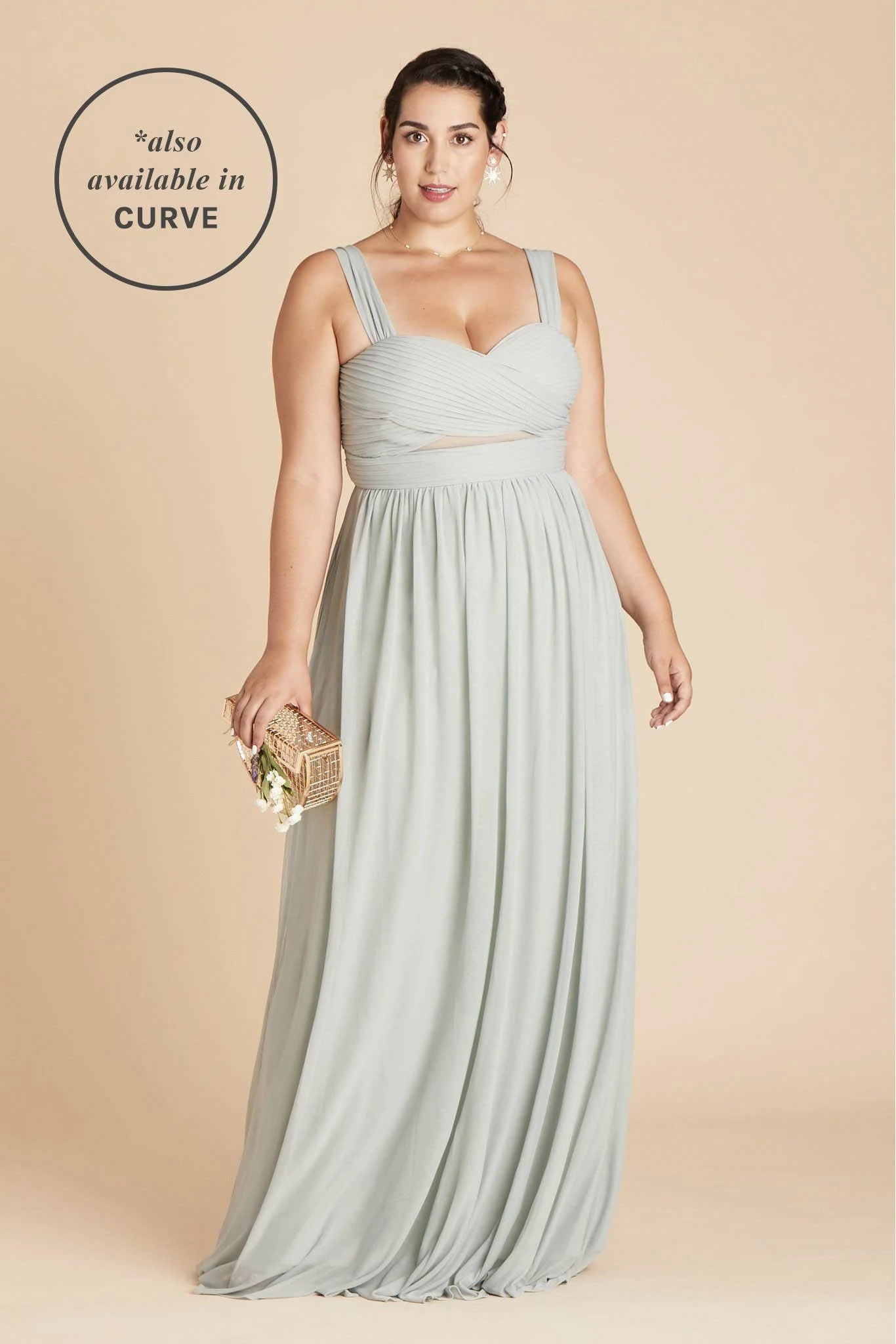 Birdy Grey Elsye Bridesmaid Dress in Sage L / Sage