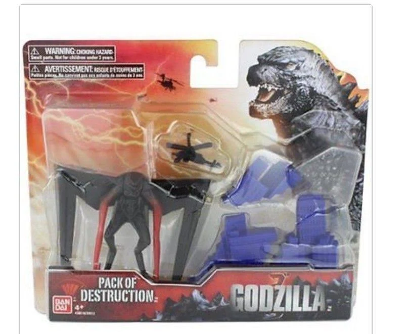 Godzilla Movie Pack of Destruction with Muto Winged Figure Destruct