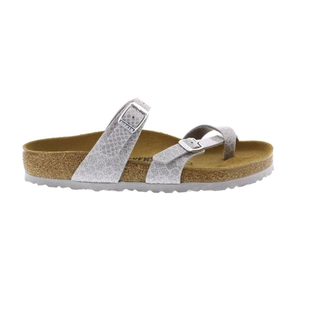 Birkenstock Thong Sandal Mayari Magic Snake Silver 36 EU / Regular