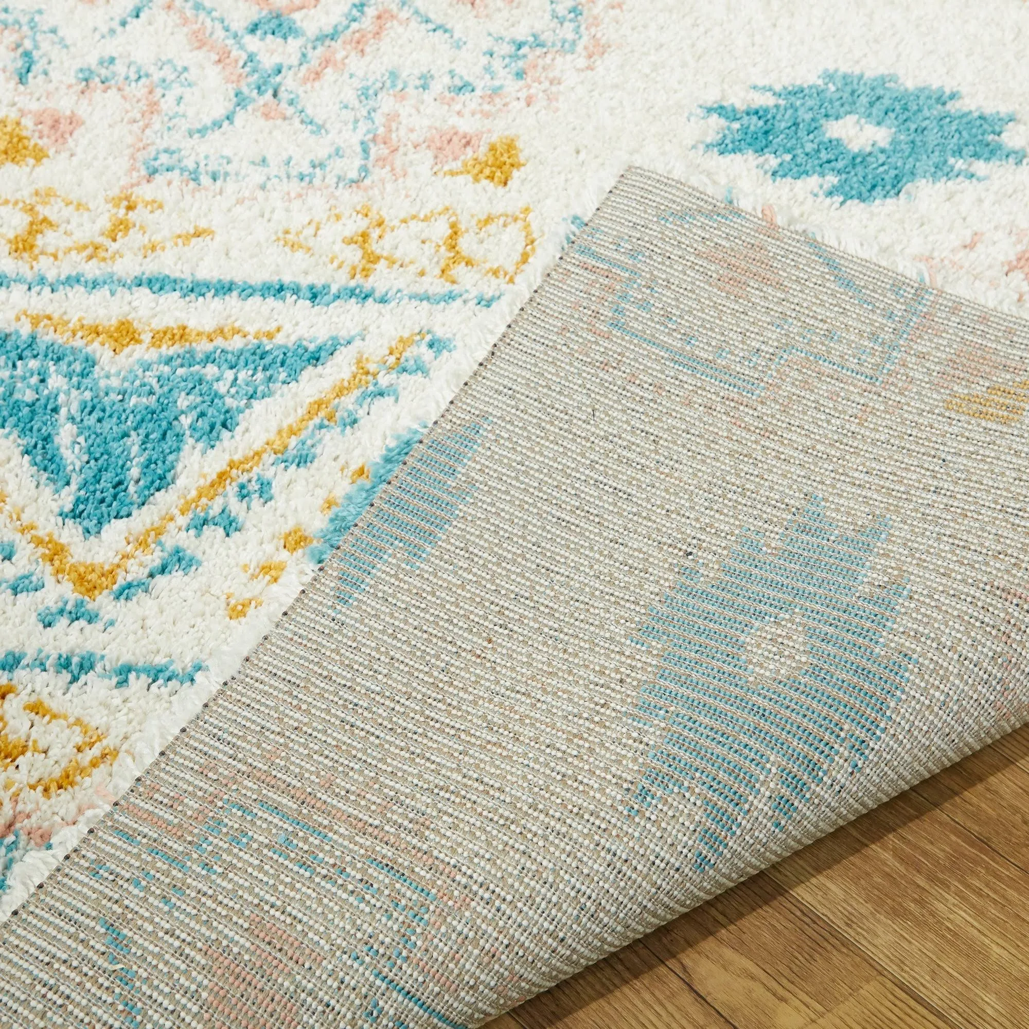 Balta Cortona Pink 5 ft. x 7 ft. Southwestern Shag Area Rug