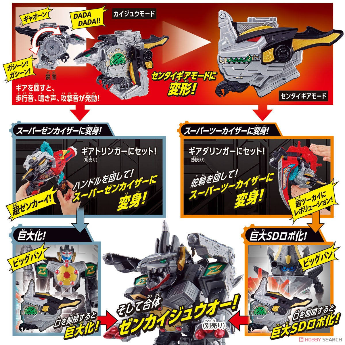DX Zenkai Ju Gear (Character Toy)