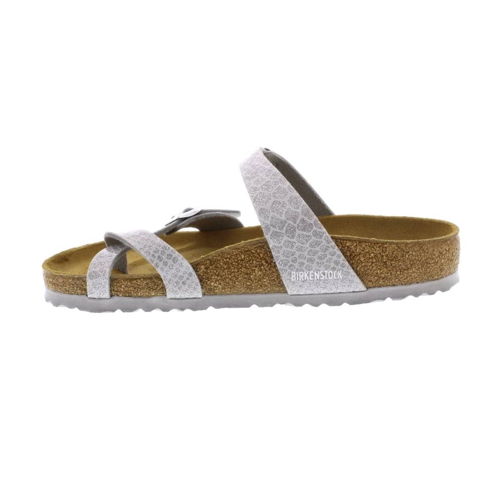 Birkenstock Thong Sandal Mayari Magic Snake Silver 37 EU / Regular