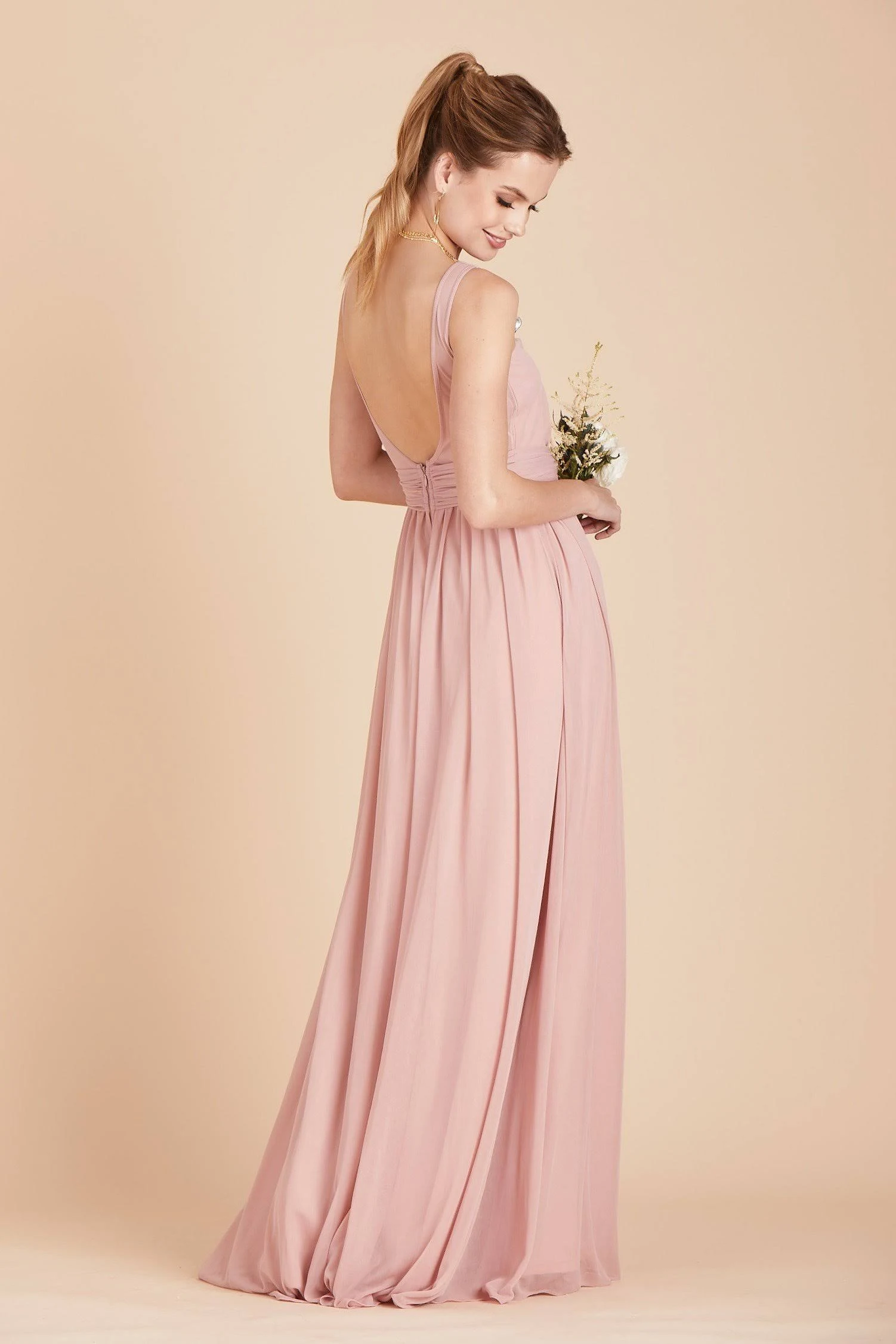 Birdy Grey Jan Bridesmaid Dress in Rose Quartz Xs / Rose Quartz