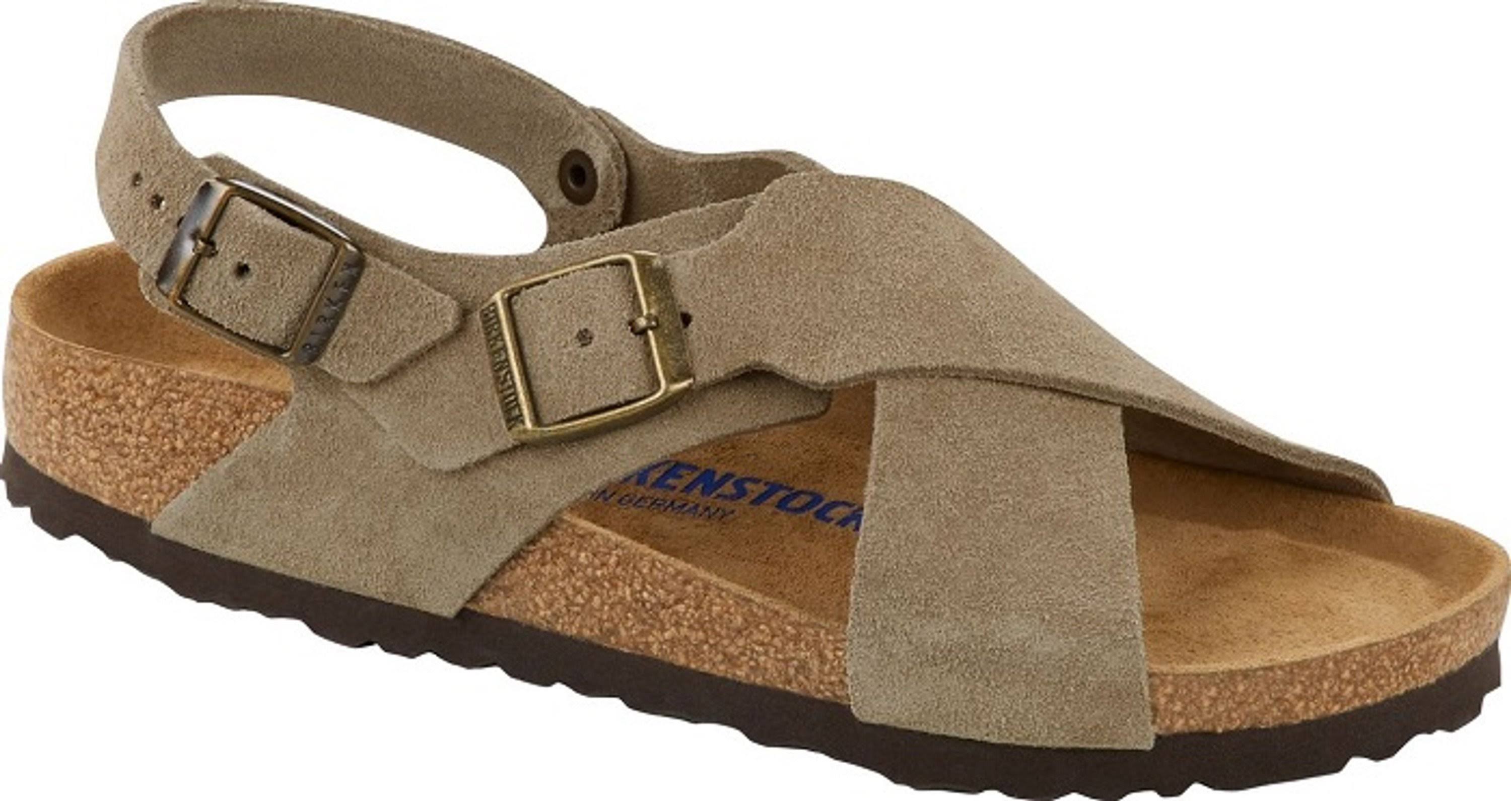 Birkenstock Sandals Tulum Red Suede EU 38 / Light Rose
